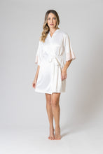 Load image into Gallery viewer, White Short Robe