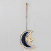 Load image into Gallery viewer, Stained Glass Moon Star