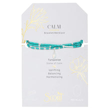 Load image into Gallery viewer, Bracelet Stone Wrap Calm