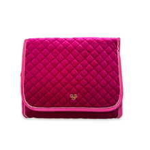 Load image into Gallery viewer, Toiletry Case Fusia Velvet