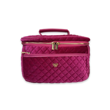 Load image into Gallery viewer, Train Case Emerald Velvet