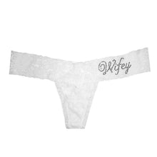 Load image into Gallery viewer, Thong Darling Wifey Lace OS