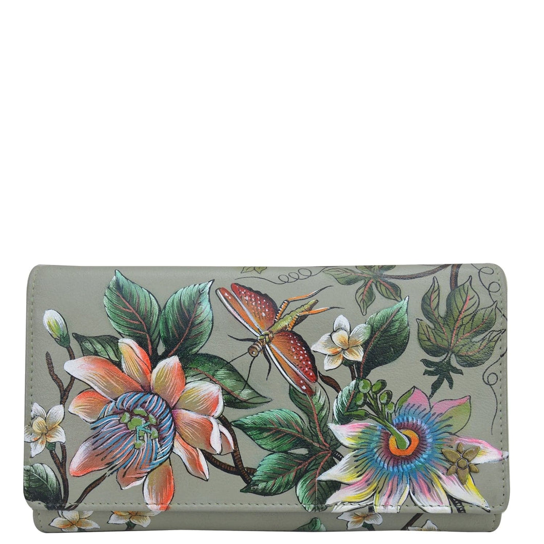 Wallet Three Fold Flowers