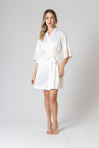 White Short Robe