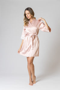 Pink Short Robe