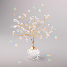 Load image into Gallery viewer, Suncatcher Tree of Life Rose Quartz
