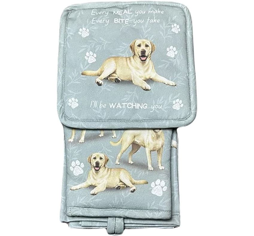 Oven Mitt Set- Black Labrador-Yellow Labrador-Chocolate Labrador