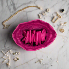 Load image into Gallery viewer, Jewelry Case Ultra Fuchsia Velvet
