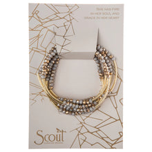 Load image into Gallery viewer, Bracelet Wrap Silver Lining/Gold
