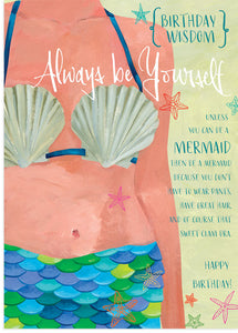 23RD DAY Mermaid Card