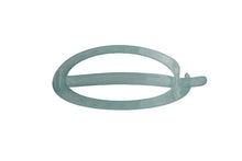 Load image into Gallery viewer, Oval French Hair Slide-Blush-Black-Light Blue-Tokyo Brun

