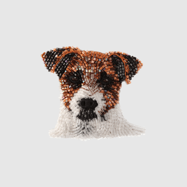 Dog Brooch Jack Russell