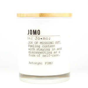 JOMO "Joy of Missing Out" Exotic Cardamom Candle