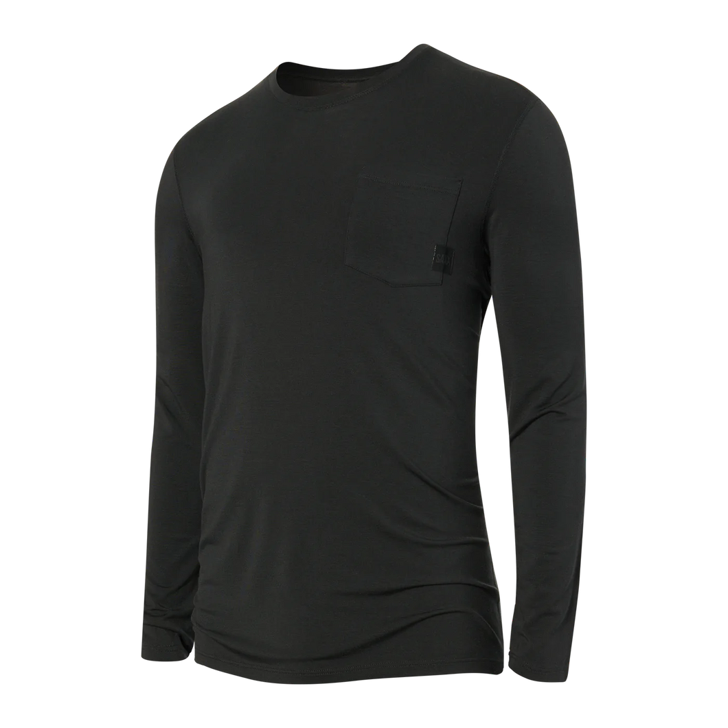 XL BLK LS Sleepwalker Pocket T